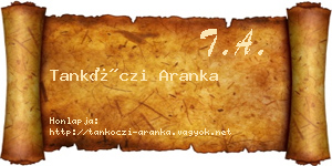 Tankóczi Aranka névjegykártya
